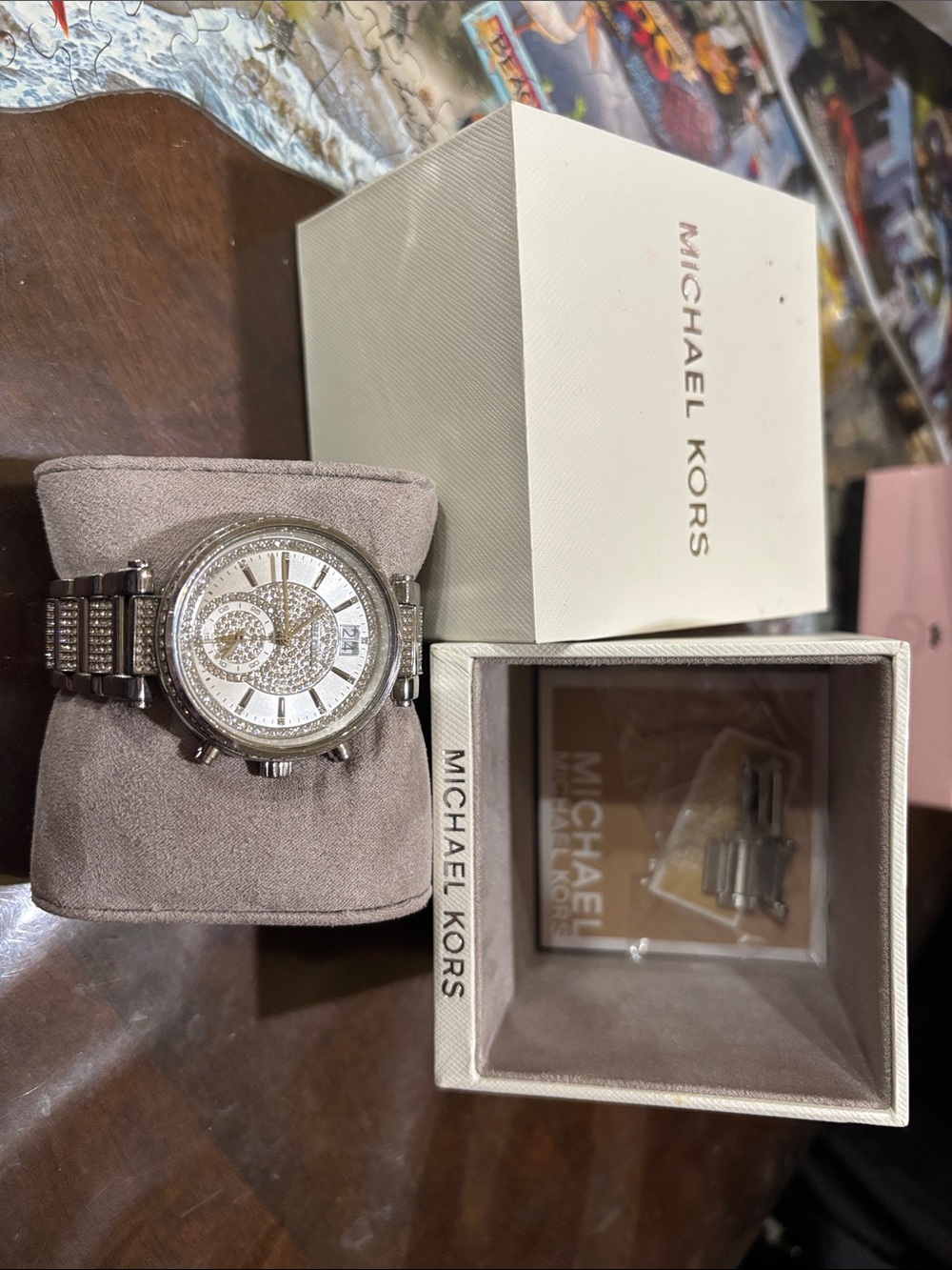 Michael kors bling watch